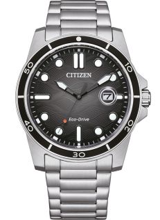 Citizen sportklocka med Eco-Drive och dykardesign i rostfritt stål | AW1816-89E