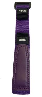 Lila kardborrearmband för WobL-klockor