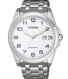 Citizen Eco-Drive klassisk herrklocka i stål med E111 urverk och safirglas | BM7108-81A