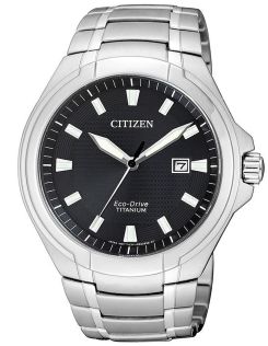 Citizen Eco-Drive Super Titanium herrklocka med svart urtavla | BM7430-89E