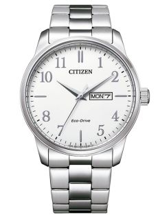 Citizen klassisk herrklocka med Eco-Drive och stållänk | BM8550-81A