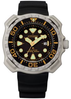 Citizen Eco-Drive Super Titanium dykarklocka | Professionell 200m med Duratect MRK | BN0220-16E