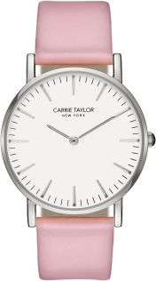 Läckert kvinnlig, universellt elegant - Carrie Taylor Lexington Silver/White Pink Leather