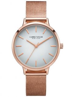 Rödguld-metall med tunn boett och glidlås - Carrie Taylor Astoria CA4000-RHWHRG