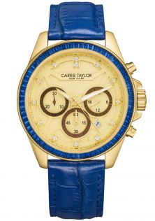 Carrie Taylor Astoria Chronograph Blue 42mm