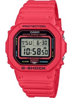 Röd G-Shock Energy Pack med blixtdisplay och dynamisk design | DW-5600EP-4ER