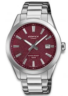 Casio Mens Steel Red 40mm