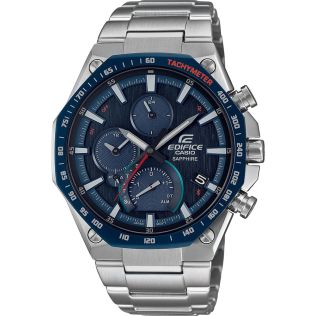 Edifice solarkronograf med safirkristall och elegant design | EQB-1100XDB-2AER