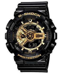 Svart och gyllene G-Shock digitalklocka | GA-110GB-1AER