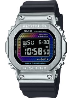 G-Shock Rainbow Steel med iridescent bezel och digital display | GM-5600RW-1ER
