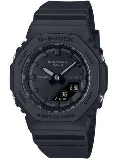 Miljövänlig svart G-Shock i bioharts med 200M vattentålighet | GMA-P2100BB-1AER