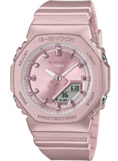 Bio-baserad rosa G-Shock med pärlemorskimrande silkefinish för damer | GMA-P2100ST-4AER