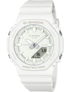Vit bio-resin G-Shock med havsinspirerad glittrande urtavla | GMA-P2100VA-7AER