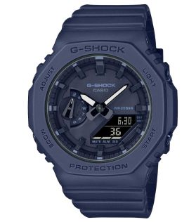 Slim G-Shock med oktagonal design och marinblå detaljer | GMA-S2100BA-2A1ER