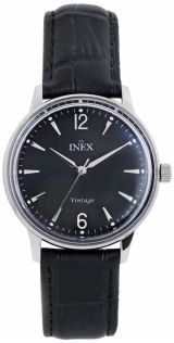 Herrur - Inex Mens Silver/Black A69520S5I