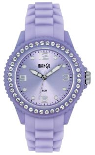En klocka i lila och kristall - Mango Tutti Frutti MA68346-1PU10P