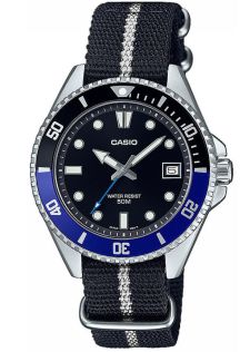 Casio Duro Mini dykarklocka med aluminium bezel och NATO-rem | MDV-10C-1A2VEF