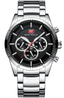 Billig metallklocka med äkta kronograf - Mini Focus Chronograph MF0170G-02