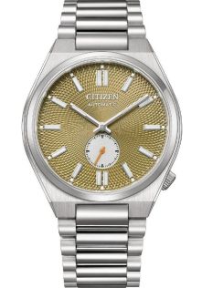 Citizen Tsuyosa Small Second automatisk herrklocka | Grön strukturerad urtavla | NK5010-51X
