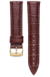 Läderarmband blir aldrig omodernt! - IHS 20mm Leather 379.08.20 IPG Buckle