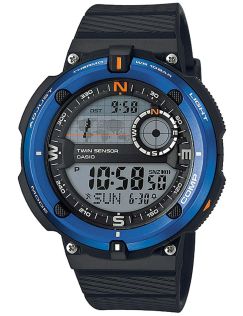 Digitalklocka med kompass och temperaturmätare - Casio Collection SGW-600H-2AER