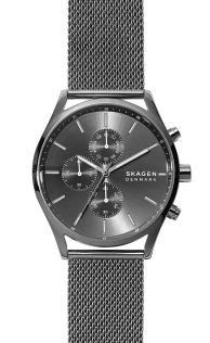 För att vara en kronografklocka, så är denna stålklocka väldigt minimalistisk - Skagen Holst Chronograph SKW6608