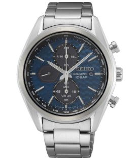 Seiko Chronograph SSB299P1 Silver rostfri stal herrklocka