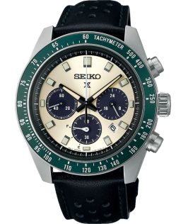 Seiko Novak Djokovic Special Edition Premier Kinetic Perpetual SNP127P1 RIP Brun lader herrklocka