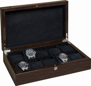 Läcker samlarbox med plats för 10 klockor - Beco Beco watch collector's box