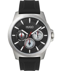 Miniurtavlor för visning av datum och veckodag... med lite av urverket synligt - Hugo Boss Twist 1530129