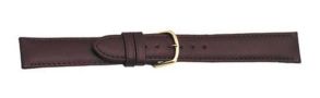Falkenlund Deluxe Beco Watch Strap Polo Brown Calf Leather 18mm Gold Plated Buckle 664218G