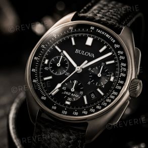 Bulova lunar pilot chronograph - Apollo 15 edition kvartsur med månlandningshistoria 45mm