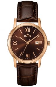 Damur - Inex Ladies Rose Gold/Brown A12151D1I - LQ