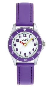 Lila armband, vit urtavla - Club 30M Purple White A56530-4S0A