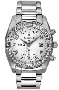 Datum och månad visas, och dessutom 24timmarsformat - Mango A58910S4A