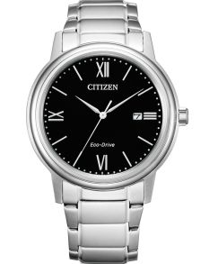 Citizen Eco-Drive herrklocka med svart urtavla och romerska siffror | AW1670-82E