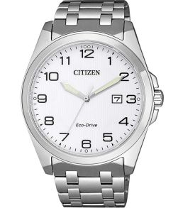 Citizen Eco-Drive klassisk herrklocka i stål med E111 urverk och safirglas | BM7108-81A