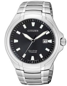 Citizen Eco-Drive Super Titanium herrklocka med svart urtavla | BM7430-89E