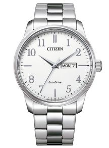 Citizen klassisk herrklocka med Eco-Drive och stållänk | BM8550-81A