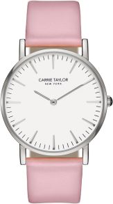 Läckert kvinnlig, universellt elegant - Carrie Taylor Lexington Silver/White Pink Leather