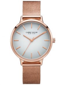 Rödguld-metall med tunn boett och glidlås - Carrie Taylor Astoria CA4000-RHWHRG