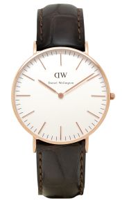 Daniel Wellington Classic York Damklocka, Roséguld, 36mm