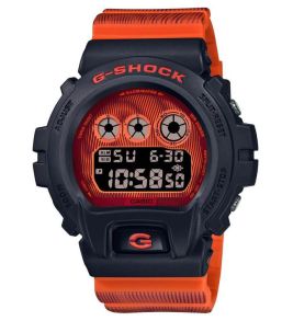 Orange tidsförvrängningsdesign G-Shock med sci-fi-stil | DW-6900TD-4ER