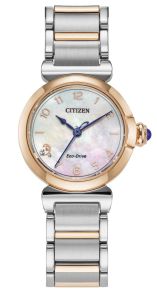Citizen L Mae damklocka med pärlemor och diamant | EM1136-87D