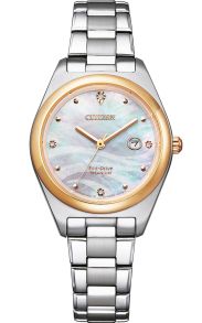 Citizen Eco-Drive Super Titanium damklocka med diamanter | EW2606-87Y