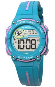 Digital barnklocka för simning turkos | FIBEX76IP003