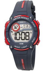 Digital sportklocka för pojkar marinblå | FIBEX76IP006