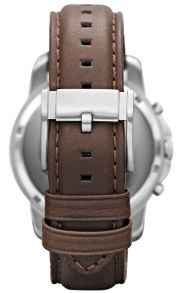Armband av brunt läder - Leather strap for Fossil Grant FS4735-P