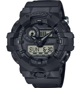 Militärklassad G-Shock med Cordura-nylonband och helsvart design | GA-700BCE-1AER