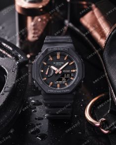 Slimmad svart Casio G-Shock med Carbon Core Guard 42mm